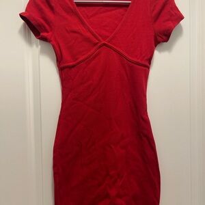 Chic Red Mini Dress